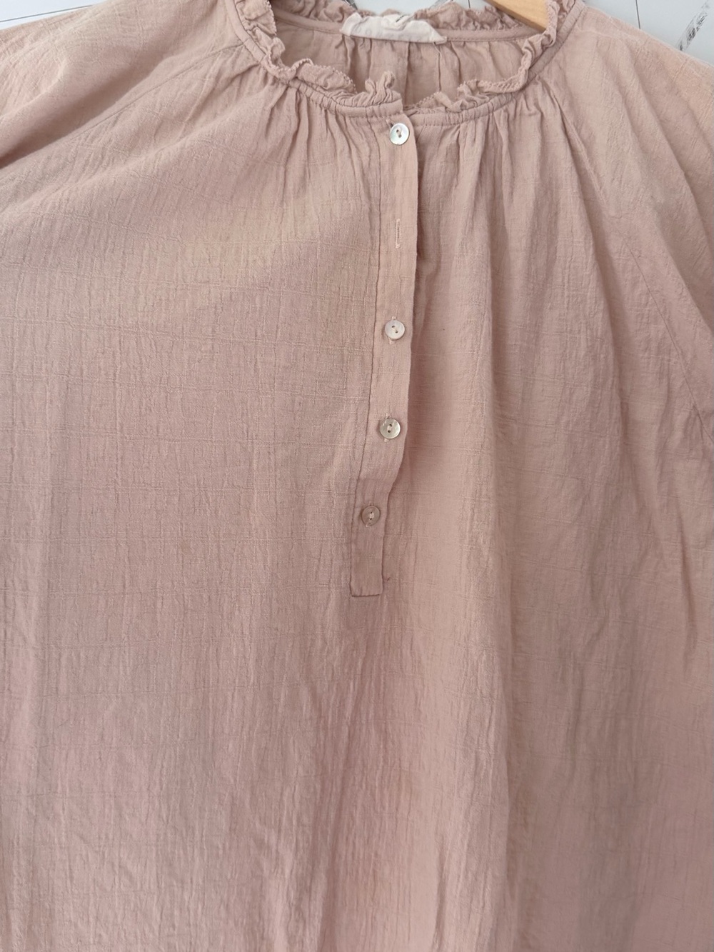 DownEast Dusty Rose Button-Front Skirt